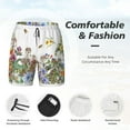 thumbnail image 5 of Haiem Herbs And Wildflowers Men'S Quick-Dry Swim Trunks: Comfortable Beach Shorts With Mesh Lining And Pockets - Ideal For Swimming And Sunbathing X-Large, 5 of 9