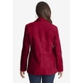 thumbnail image 2 of Jessica London Women's Plus Size Suede Blazer, 2 of 5