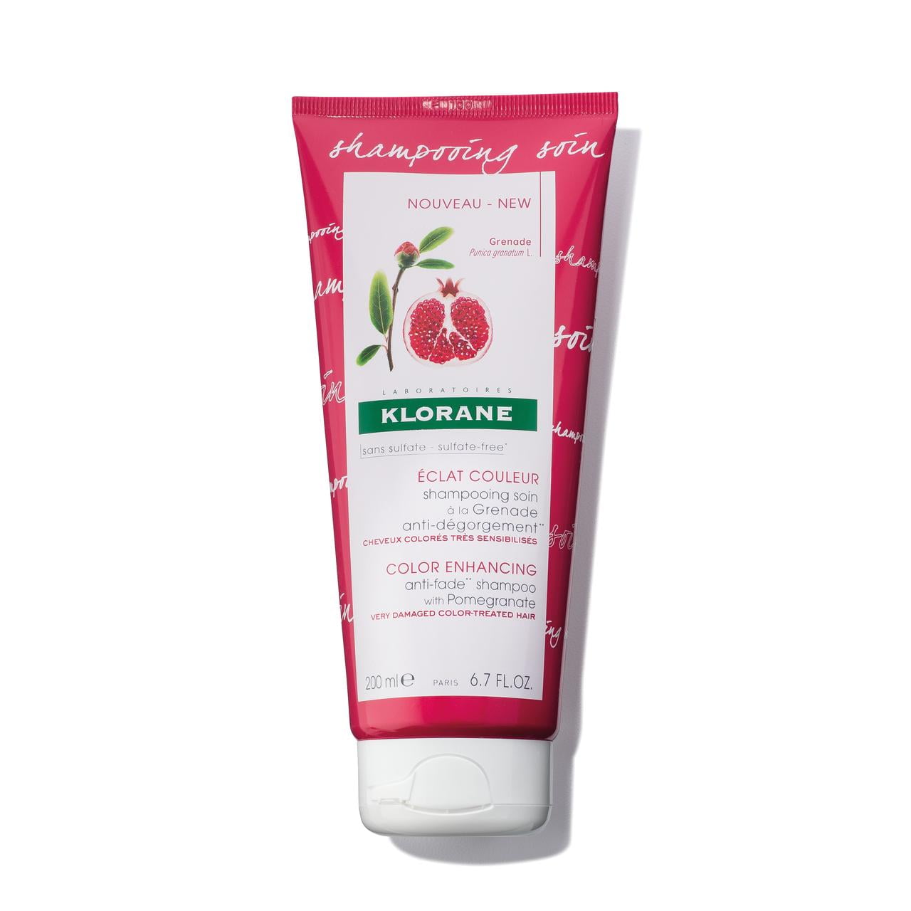 Klorane Antifade shampoo with pomegranate, 6.7 Oz