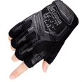 thumbnail image 1 of Guantes militares tácticos de medio dedo para Paintball Airsoft, guantes de combate antideslizantes para hombre, equipo de protección para bicicleta, 1 of 4