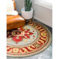 thumbnail image 1 of Unique Loom 3119331 6 x 6 Pieds Demitri Sahand Tapis Rond&44; Rouge, 1 of 2