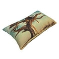 thumbnail image 3 of Kll Elephant On Dry Tree Pillow Covers Envelope Closure,Super Soft And Cozy Fuzzy Fleece Pillow Case Cover 14"X20", 3 of 9