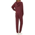 thumbnail image 4 of PRETTYGARDEN Women's Two Piece Outfits Sweatsuits Lounge Sets Hoodies Sweatshirt Joggers Sweatpants Fall Fashion Clothes, 4 of 8