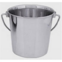 QT Dog SS0141 2 Quart Bucket - Stainless Steel