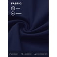 thumbnail image 4 of Pantalones de yoga Willit, vestido ancho de trabajo con bolsillos, azul marino, talla S, 4 of 7