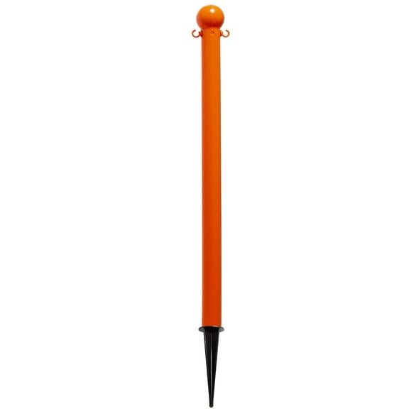 2 Inch Safety Orange Light Duty Ground Pole