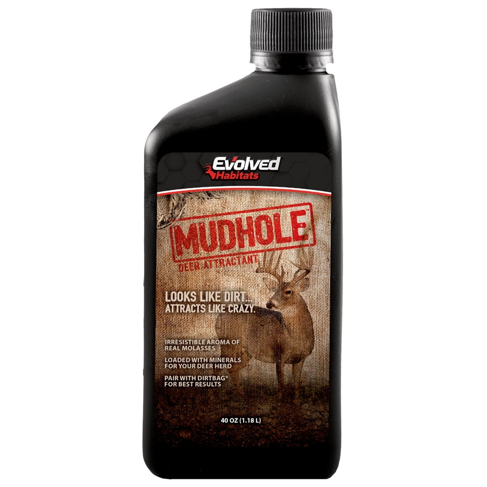 Evolved Habitats Mud Hole Molasses Flavored Deer Attractant, 40 oz