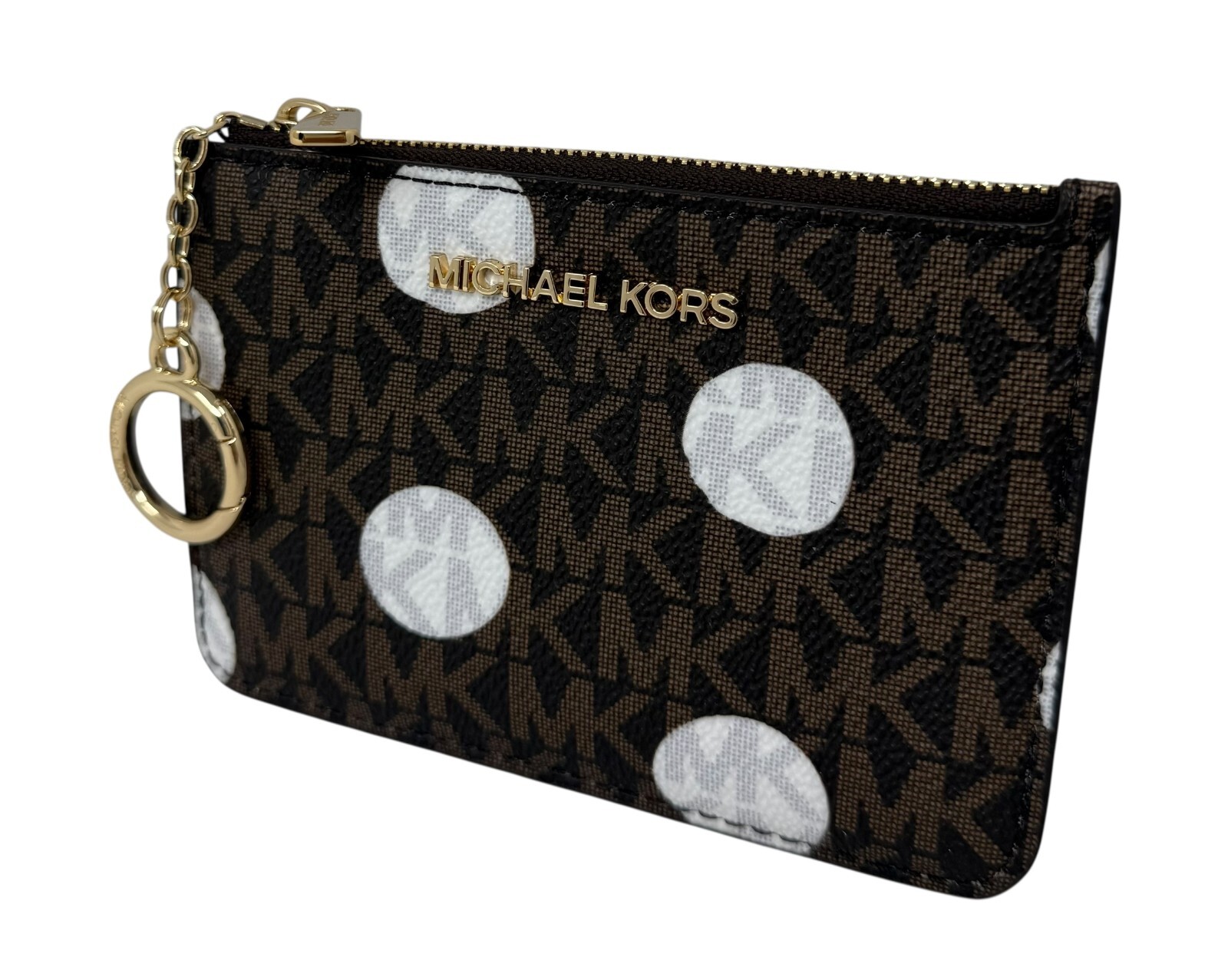 Michael Kors Women's Jet Set Travel Small Top Zip Coin Pouch With