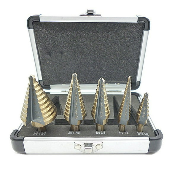 HSS Foret à Étrier en Cobalt, Revêtement Alpen, 5 Pcs