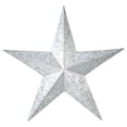 thumbnail image 3 of VHC Brands Patriotic Faceted Metal Star Galvanized Wall Hanging 12x12, Independence Day Decor, American Star Design, Distressed Appearance Metal Wall Hanging, Star Shape, Country, Metal Grey, 3 of 6