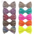 thumbnail image 4 of 10 unids/lote 7 "lazos de pelo de lentejuelas bordados grandes para diadema para niños Gir, 4 of 4