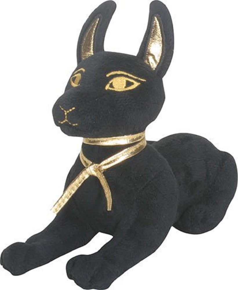 Egyptian God of the Afterlife Small Anubis Jackal Dog Plush Stuffed