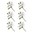 thumbnail image 1 of Flores artificiales Bearachild 6 Piezas Lirio blanco rosa HA084319-05, 1 of 6