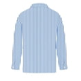 thumbnail image 3 of Camisas de Manga Larga para Mujeres Blusa de Trabajo Casual de Ajuste Suelto con Collar de Solapa Versátil Capa de Color Sólido, 3 of 8
