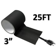 Gaffers Floor Cord Cover Tape - Width: 3" - Length: 25 Feet - Color: Black