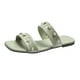thumbnail image 2 of Sandalias planas con punta abierta y perlas para mujer, sandalias cómodas, informales, cómodas, para la playa Wmkox8yii  hj789, 2 of 9