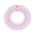 thumbnail image 4 of sweethay Peine elástico entrelazado con dientes circulares completos para mujer, peines de cristal flexibles, soporte para diadema, banda para Type1 NO1, 4 of 6