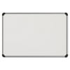 Universal 43733 Magnetic Dry Erase Board Melamine 36x24 White Aluminum/Plastic Frame