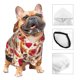 thumbnail image 3 of Fotbe Skull Retro record lips Sudadera con Estampado para Perros Pequeños – Suéter con Capucha para Mascotas, Tela Suave de Forro Polar con Bolsillo-Small, 3 of 7
