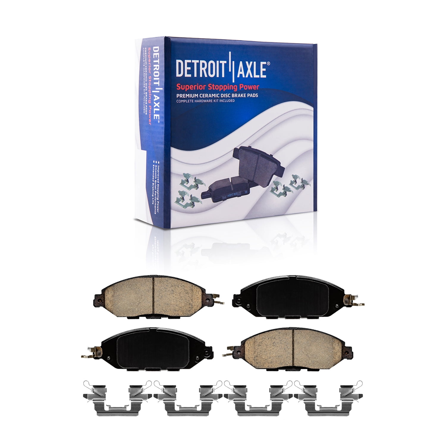 Detroit Axle - Brake Kit for Nissan Pathfinder Infiniti JX35 QX60 Nissan Murano, Drilled & Slotted Brakes Rotors Ceramic Brake Pads Replacement: 12.60" inch Front and 12.13" inch Rear Rotor