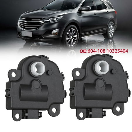 2/1 X HVAC Air Door Actuator Fits Chevrolet Impala 2004 2013 Heater Temperature Blend Door Actuator Fits Chevy Impala Replaces 604108, 604-108, 1573517, 1574122, 15844096, 22754988, 52409974, 15-74122