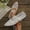 #19White, variant on Women's Floral Lace Ballet Flats Mesh Sheer Pointed Toe Elegant Flat Shoes