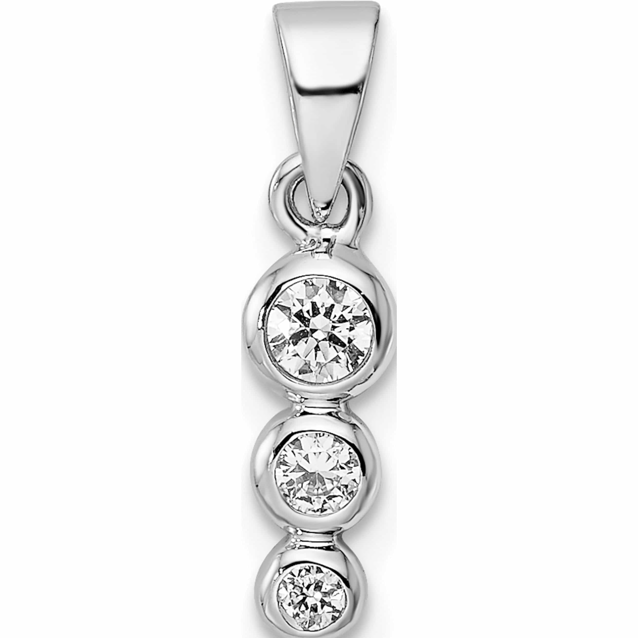 Sterling Silver Jewelry Pendants & Charms Polished CZ Pendant
