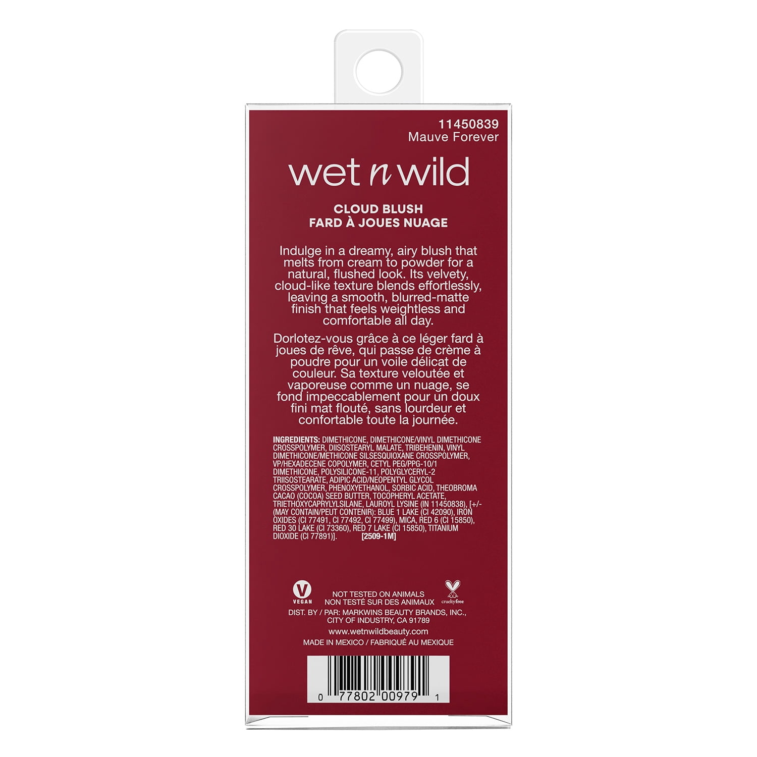 Wet n Wild Mother Fluffer Pudding Blush, Mauve Forever, 0.16 OZ