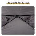 thumbnail image 2 of Dark Gray 5x8ft BBQ Gazebo, Folding Grill Tent with Air Vent, 2 of 16