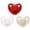 Red,White,Ivory2, variant on CutiePlusU Adult Sized Pacifier Dummy for Adult Babies-Small Shield 3 Pack Butterfly Shape-Red,White,Ivory