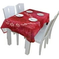 thumbnail image 5 of GZHJMY Valentines Day Square Tablecloth 60"(W) x 60"(L), Red Floral Love Heart Modern Table Linen Cloth Cover for Kitchen Dining Room Party Home Decor, 5 of 6