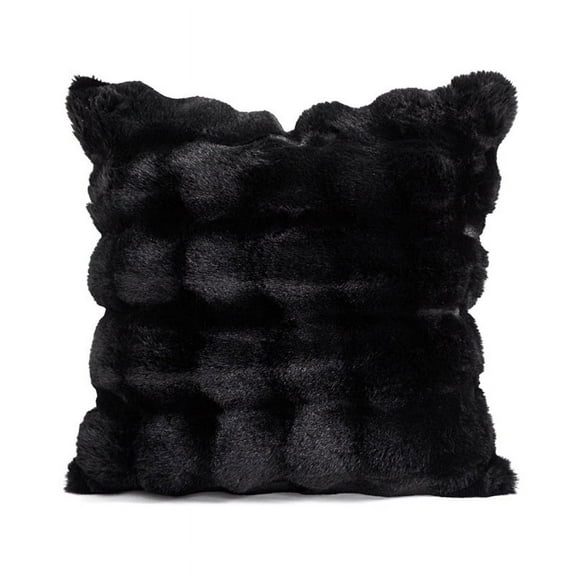 Zhuge Throw Pillow Cover 18x18 Decorative Cushion Case Farmhouse Pillowcase Modern Pillow Covers for Sofa,Couch,Black