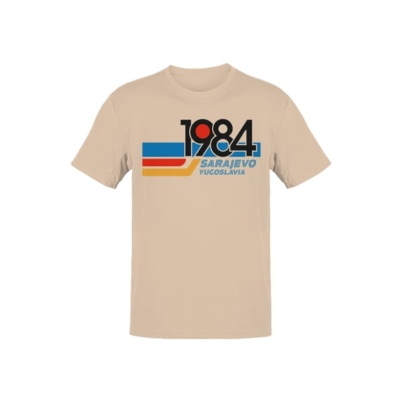 Sarajevo 1984 Retro Design Men's T-shirt