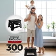 thumbnail image 4 of Utopia Home Folding Step Stool with Handle – 9 Inch Anti Slip Collapsible Stool – Holds Up to 300 lbs – Sturdy Plastic Step Stool Foldable for Kitchen, Bathroom and Home Use (2-Pack, Black), 4 of 8