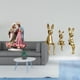 thumbnail image 2 of Letrero de mesa,Decoración de escritorio acrílica Rincón festivo Decoración del hogar,Decoración de fiesta Adorno de escritorio Chimenea,Escultura de figura,Estatua sentada Figura, 2 of 8