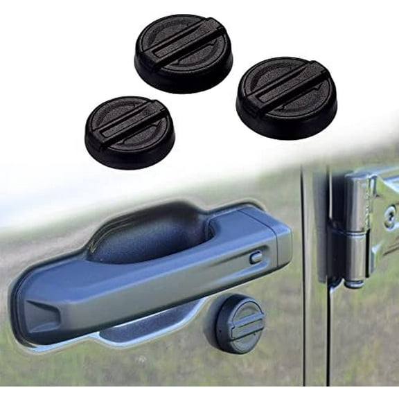Keyhole Covers for Jeep Wrangler (JL) / Gladiator (JT) 2018-2026 Door Security Accessories Keyhole Protection Item$$Vehicle Parts & Accessories