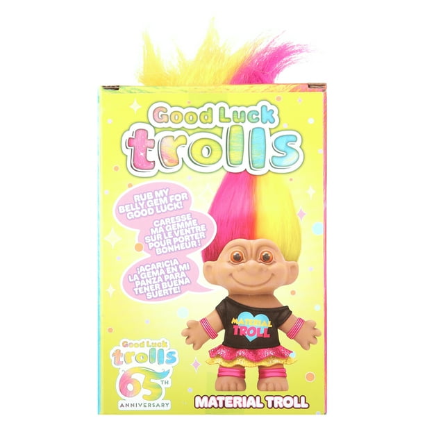 Good Luck Trolls - Single Doll Pack MATERIAL TROLL - Walmart