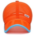 thumbnail image 3 of Big Kids Colorful Quick Dry Mesh Baseball Cap Summer Breathable Boy Girl Sunscreen Hat, 3 of 8