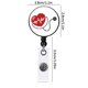 thumbnail image 3 of Xihbxyly oferta de hoy Hebilla para credencial de enfermera Hebilla fácil de jalar Credencial retracement Hebilla para certificado fácil de jalar, 3 of 7
