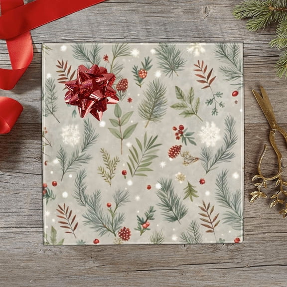 Christmas Wrapping Paper | Premium Holiday Gift Wrap | Frosty Berries 58" x 23" (1–5 Rolls) - 1 Roll