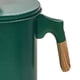 thumbnail image 3 of Filtro sin esfuerzo, almacenamiento libre de óxido para cocina y comedor, colador de aceite de 1,4 l con veta de madera verde oscuro, 3 of 5