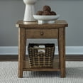 thumbnail image 3 of Liberty Furniture Carolina Park End Table for Living Room - Amber Brown Oak, 3 of 10