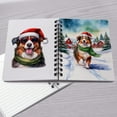 thumbnail image 4 of Hello Winter Australian Shepherd Frosty Morning Walk Welcome Snowy Christmas Spiral Bound Journal Aussie Dog Lover Gifts 5x7in Spiral Notebook - 02018, 4 of 5