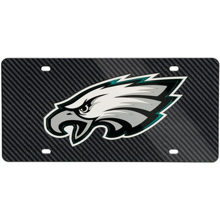 - Philadelphia Eagles Carbon Fiber License Plate - No Size