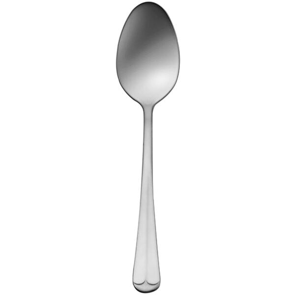 Oneida Spring Rose Solid Serving Spoon 8 3/8" Community Stainless Flatware 