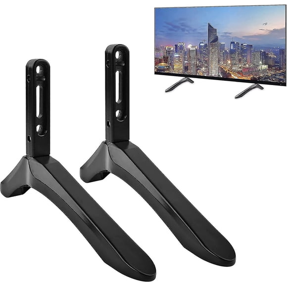 Universal Tv Stand, Tv Pedestal Feet For Tcl Lcd Led 32 To 65 Inch Flat Screen Tv, Television Replacement Parts Base Stand With Screws_Särskilda gåvor Great Gift
