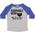 thumbnail image 3 of Inktastic Adorable Now...wait Till I Have a Beard Like Dad Boys Toddler T-Shirt, 3 of 5