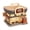 2, variant on Multicolored House Shape Kids Saving Jar With Key And Handle For Money Coin