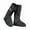 Black-825, variant on Waterproof Shoe Covers Rain Boot Protectors, Zippered Closure & Elastic Top Anti-slip Overshoes, Non-slip Sole & Easy On/off for Cycling, Running, Hiking in Wet Weather,Vsgery