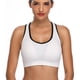 thumbnail image 3 of Sujetadores deportivos con tirantes acolchados para mujer: tops deportivos para yoga, running y fitness, 3 of 8